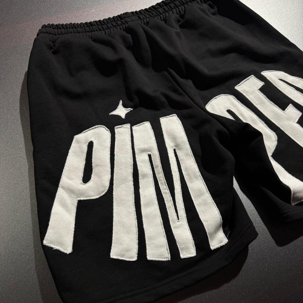 PIMPED SHORTS 1.0 BLACK-WHITE