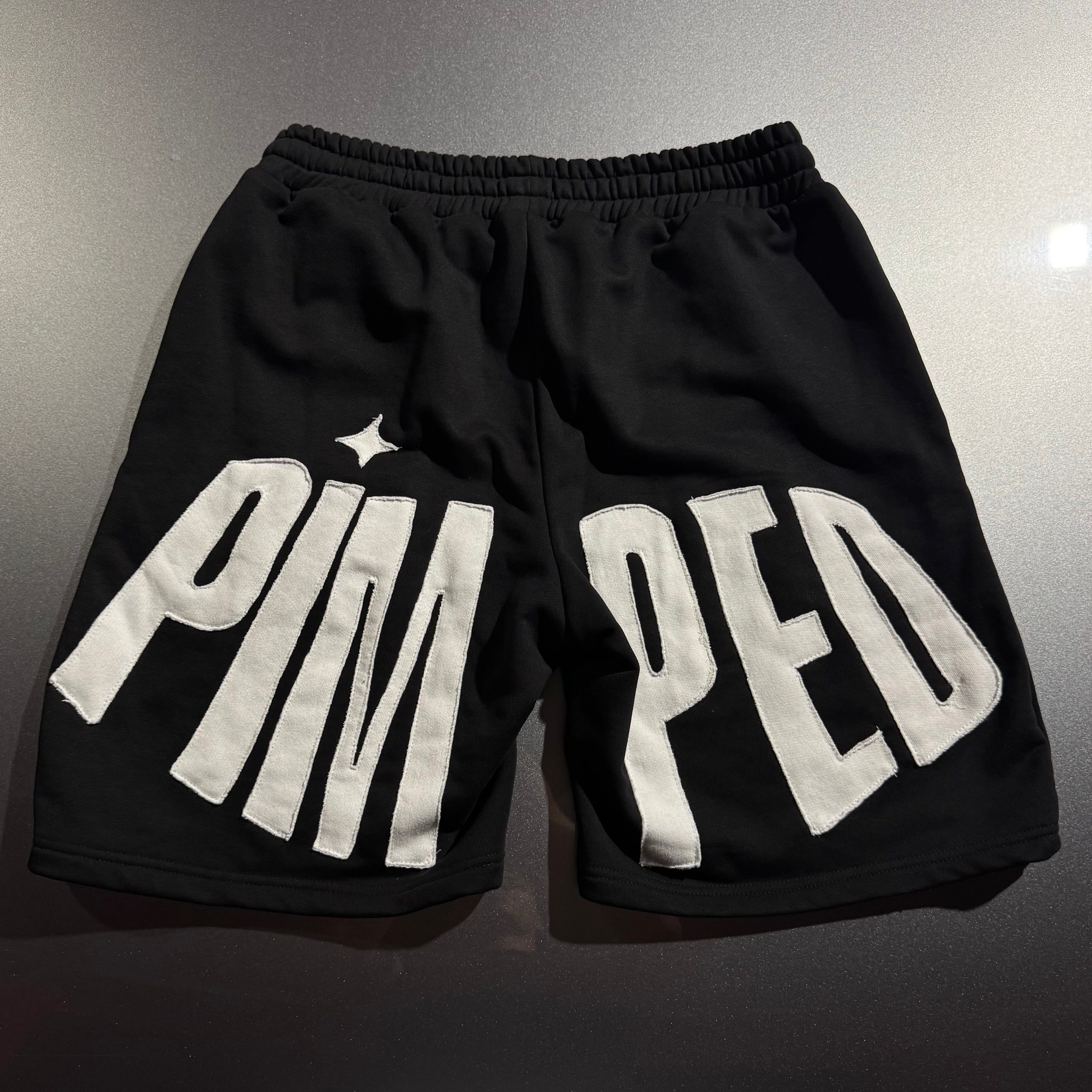 PIMPED SHORTS 1.0 BLACK-WHITE